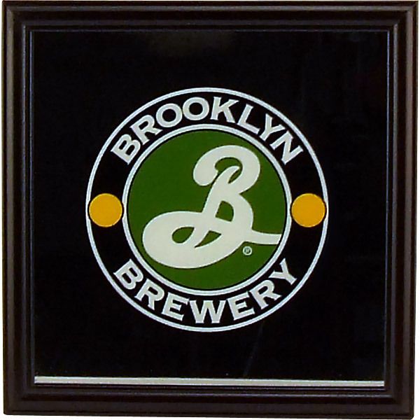 Brooklyn Brewery Bar Wall Mirror   Beer Sign 12 x 12  