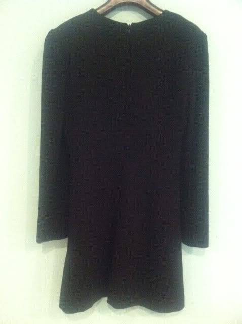 long sleeve dress underlined size 6 cloth 90 % wool 10 % nylon lining 