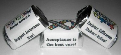AUTISM AWARENESS CANDY WRAPPERS FAVORS  