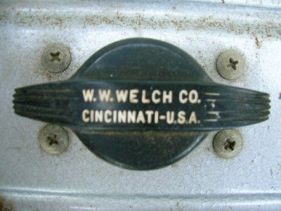 Retro W.W.Welch Co. AIR FLIGHT Art Deco TWIN MASTER FAN Floor Hi/Med 