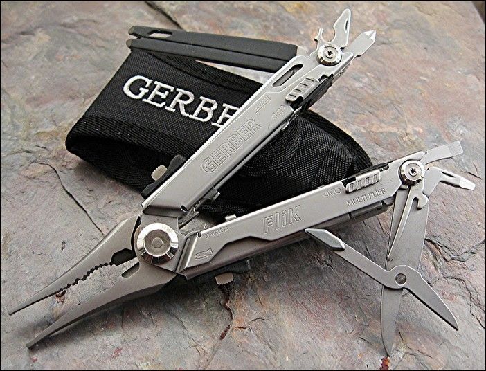 Gerber Flik Fish Multi Plier Needle Nose Multi Tool Knife Brand NEW in 