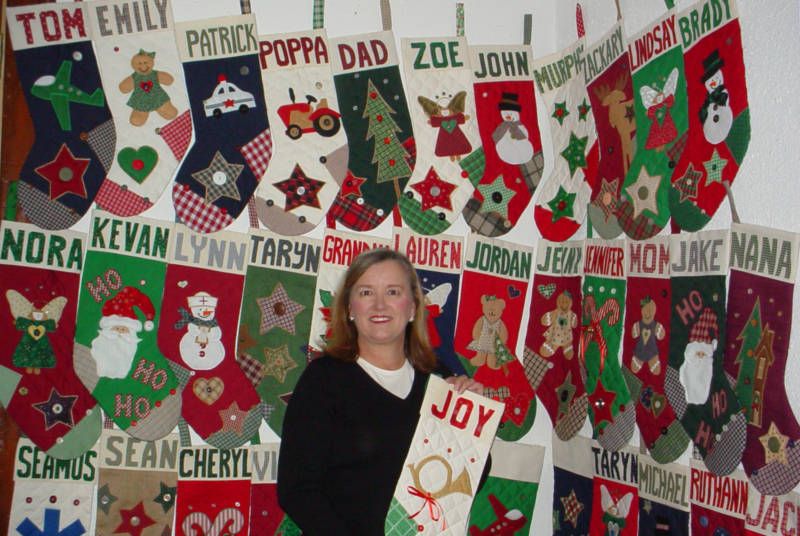 Aunt Joys PERSONALIZED Christmas Stockings. 75+ designs Handcrafted in 