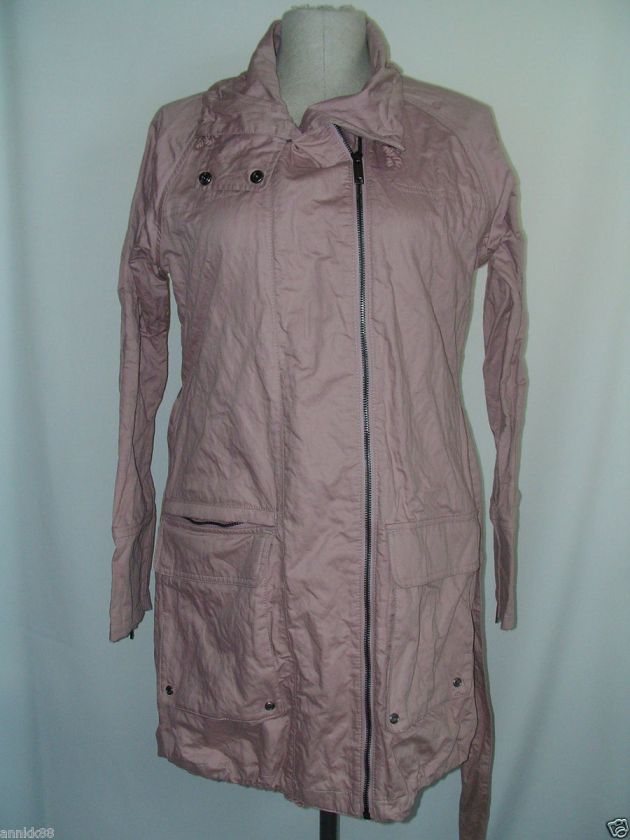 NWD Eddie Bauer Womens Packable Trench Dusty Pink $119  