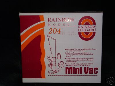 RAINBOW MINI VAC POOL & SPA VAC POOL CLEANER  