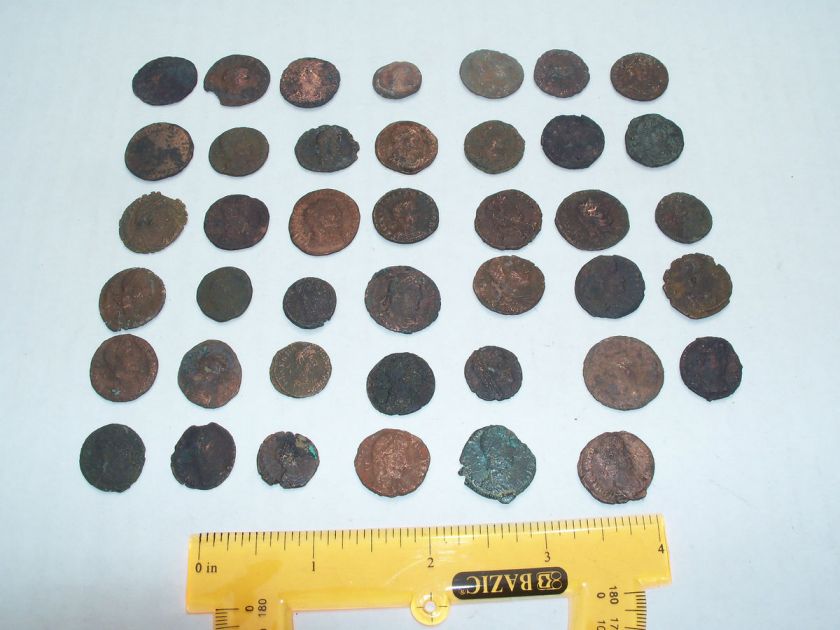 high quality ancient roman coin per lot.  