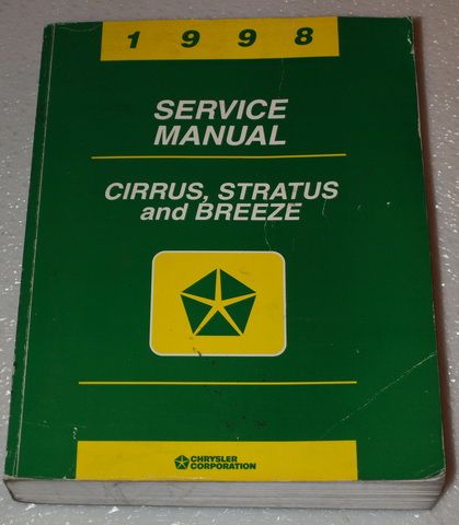 1998 DODGE STRATUS CIRRUS BREEZE Service Repair Manual  